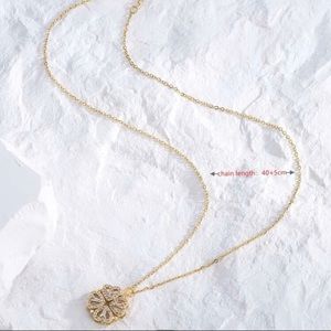 Four Leaf Clover Charm Necklace